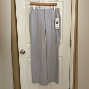 Vuori Wide Leg Pants in Light Gray